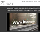 Pro. Clinics Website design